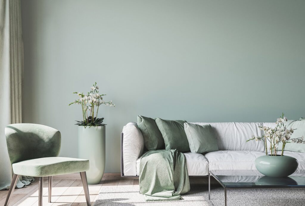 Farbliche Wohnzimmer Gestaltung