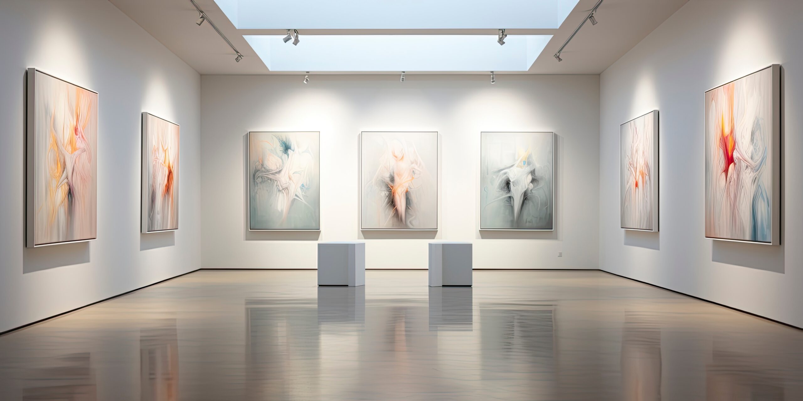 Kunstgalerie mit viel Licht