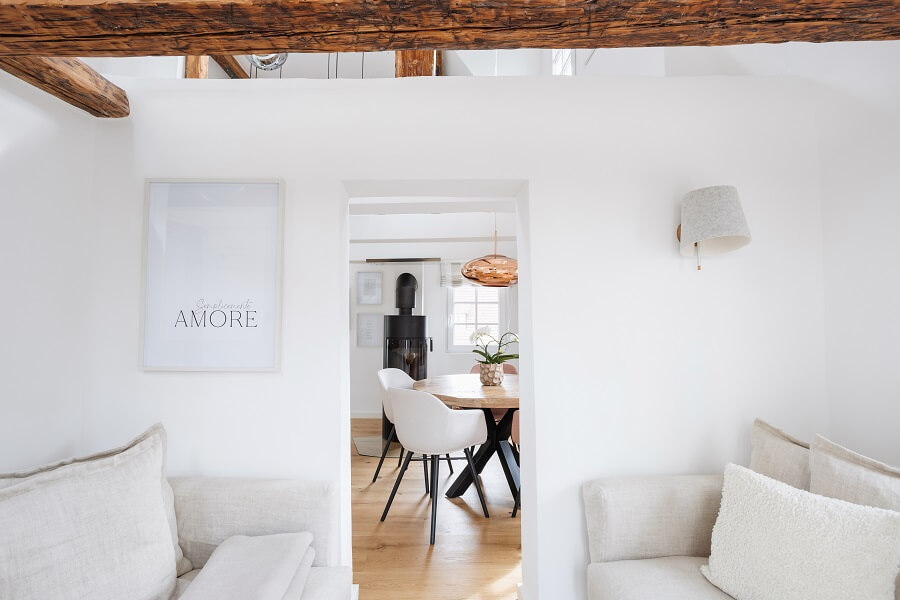 Referenzprojekt Wohnung im Sylter Stil Stuttgart nachher Esszimmer