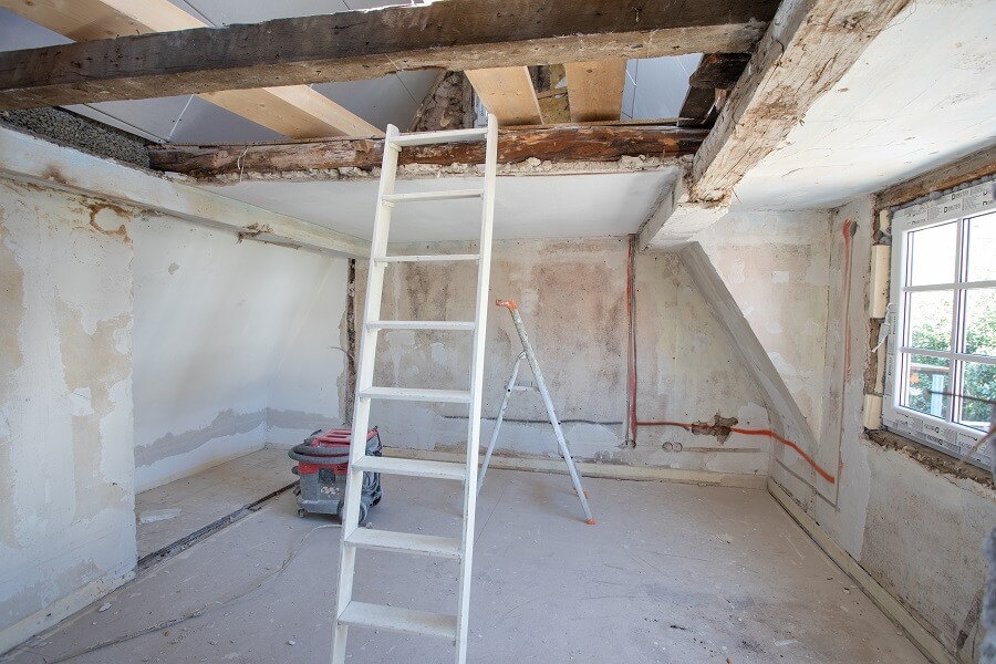 Referenzprojekt Wohnung im Sylter Stil Stuttgart Schlafzimmer vorher